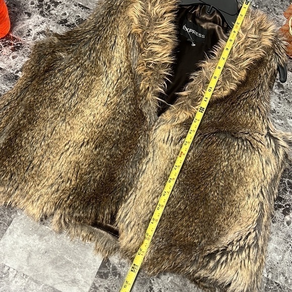 Express Faux Fur Western Country Cowgirl Neutral Ranch Rodeo Festival Layer L - Picture 12 of 13